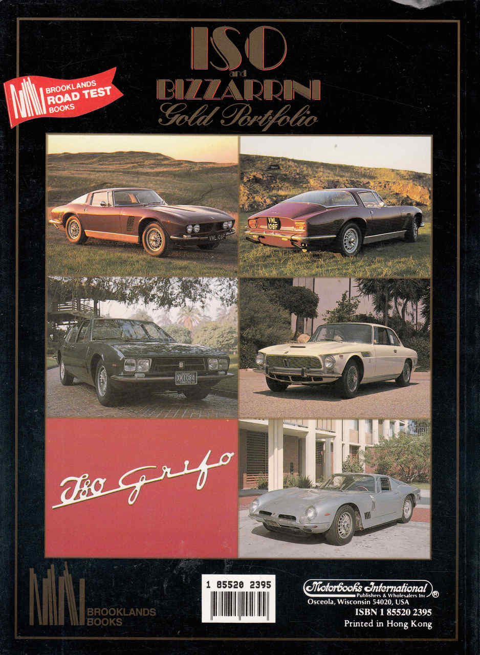Iso and Bizzarrini Gold Portfolio 1962 - 1974