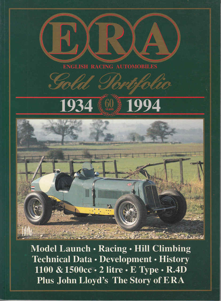 ERA English Racing Automobiles 1934-1994 Gold Portfolio - front