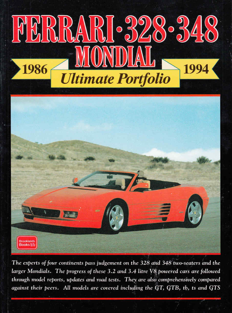 Ferrari 328 348 Mondial 1986 - 1994 Ultimate Portfolio (9781855204256) - front