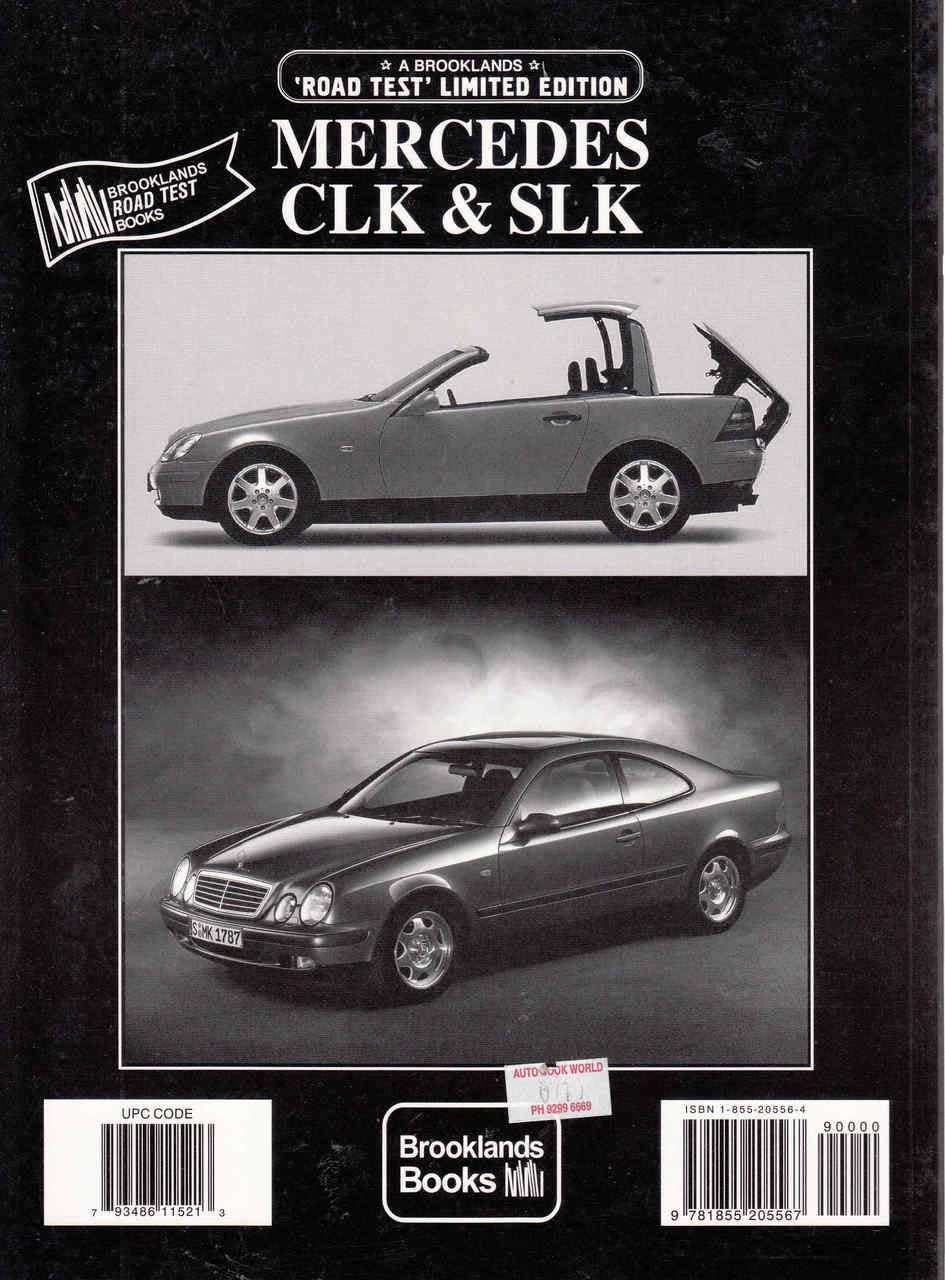 Mercedes CLK & SLK 'Road Test' Limited Edition (9781855205567)  - back