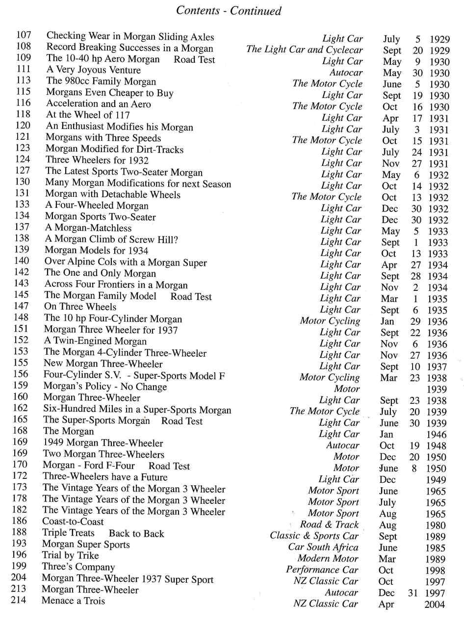 Morgan 1909 - 2009 Celebrating 100 years of Morgan Cars ( 9781855208421) - cont2