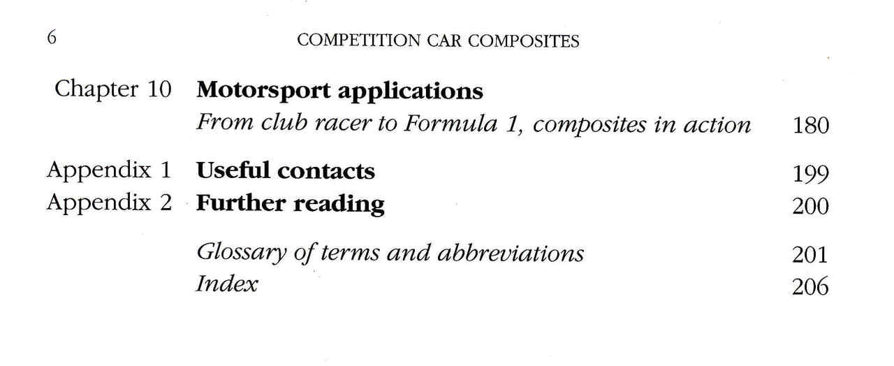 Competition Car Composites (Reprint) ( 9781859606247) - cont2