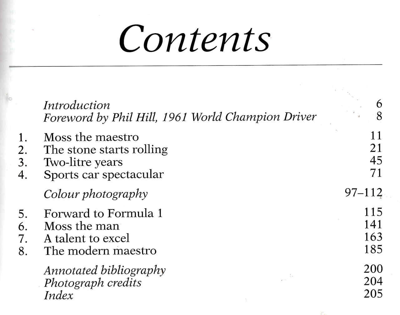 Stirling Moss Racing With The Maestro (Karl Ludvigsen) (9781859608166) - cont