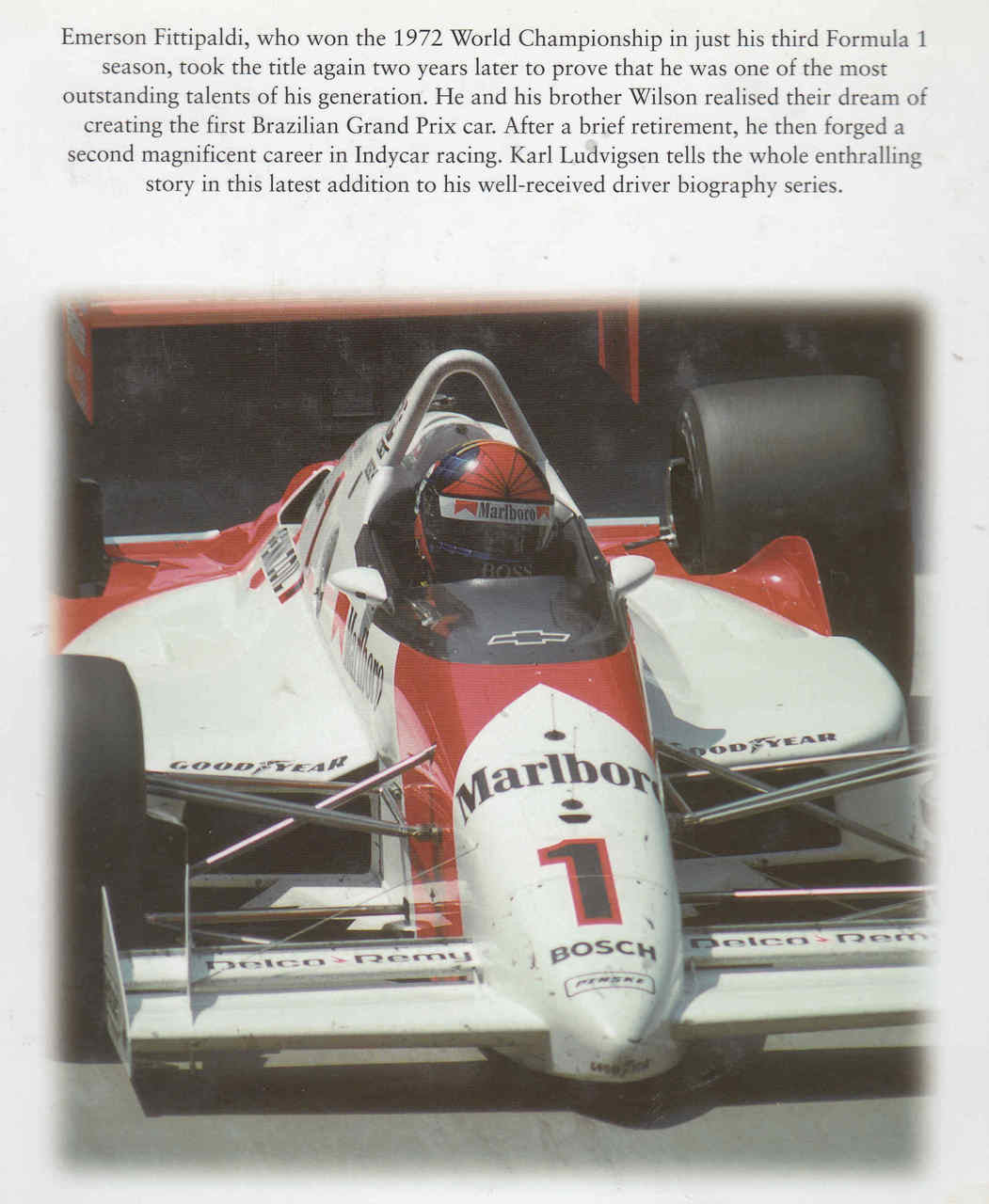 Emmerson Fittipaldi Heart Of A Racer (Karl Ludvigsen) (9781859608371) - back