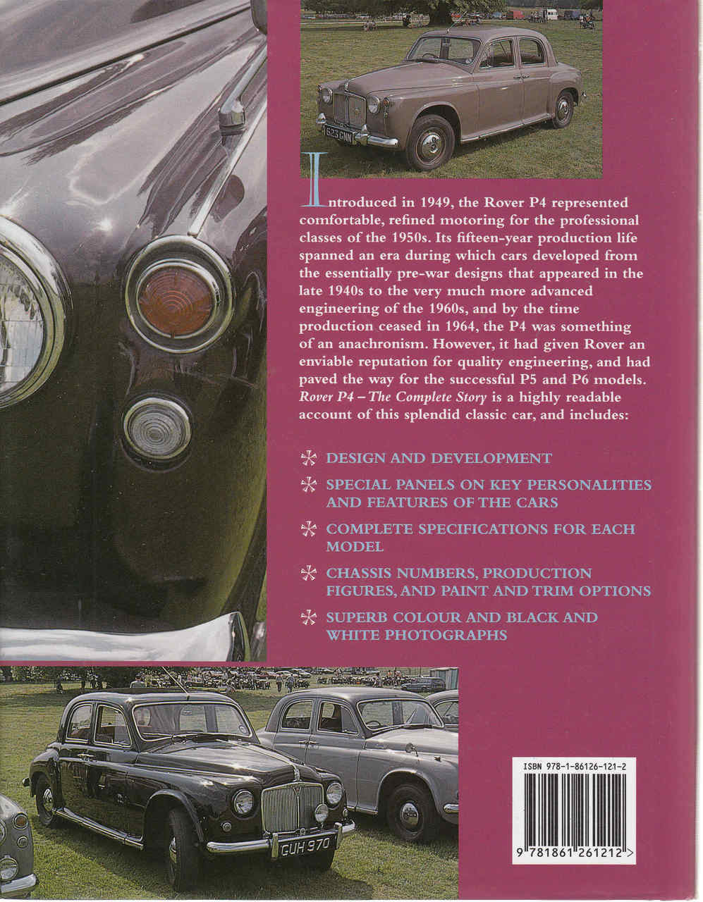 Rover P4 The Complete Story - New Edition - back