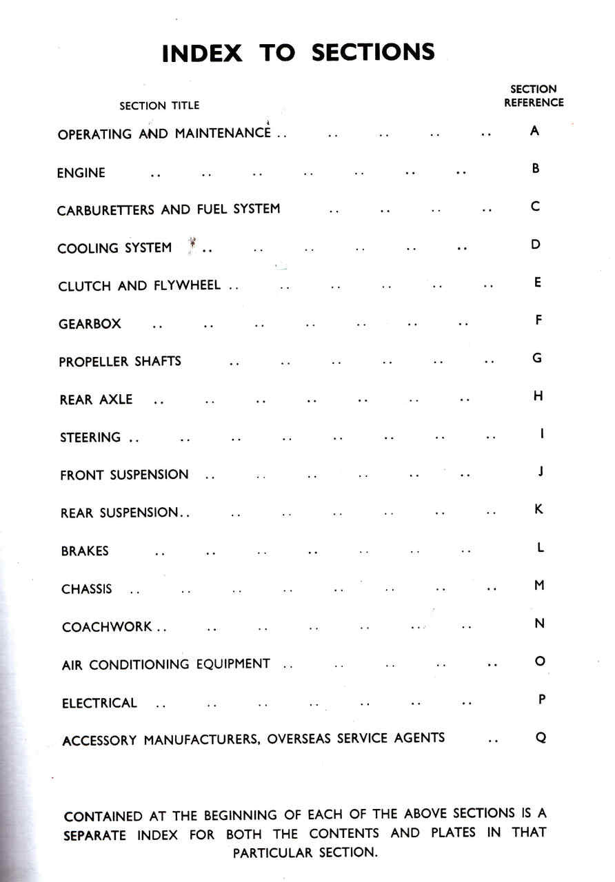 Jaguar XK 120 - XK 140 - XK 150 - XK 150'S' and Mk.VII - Mk.VIII - Mk.IX Models Service Manual  - cont