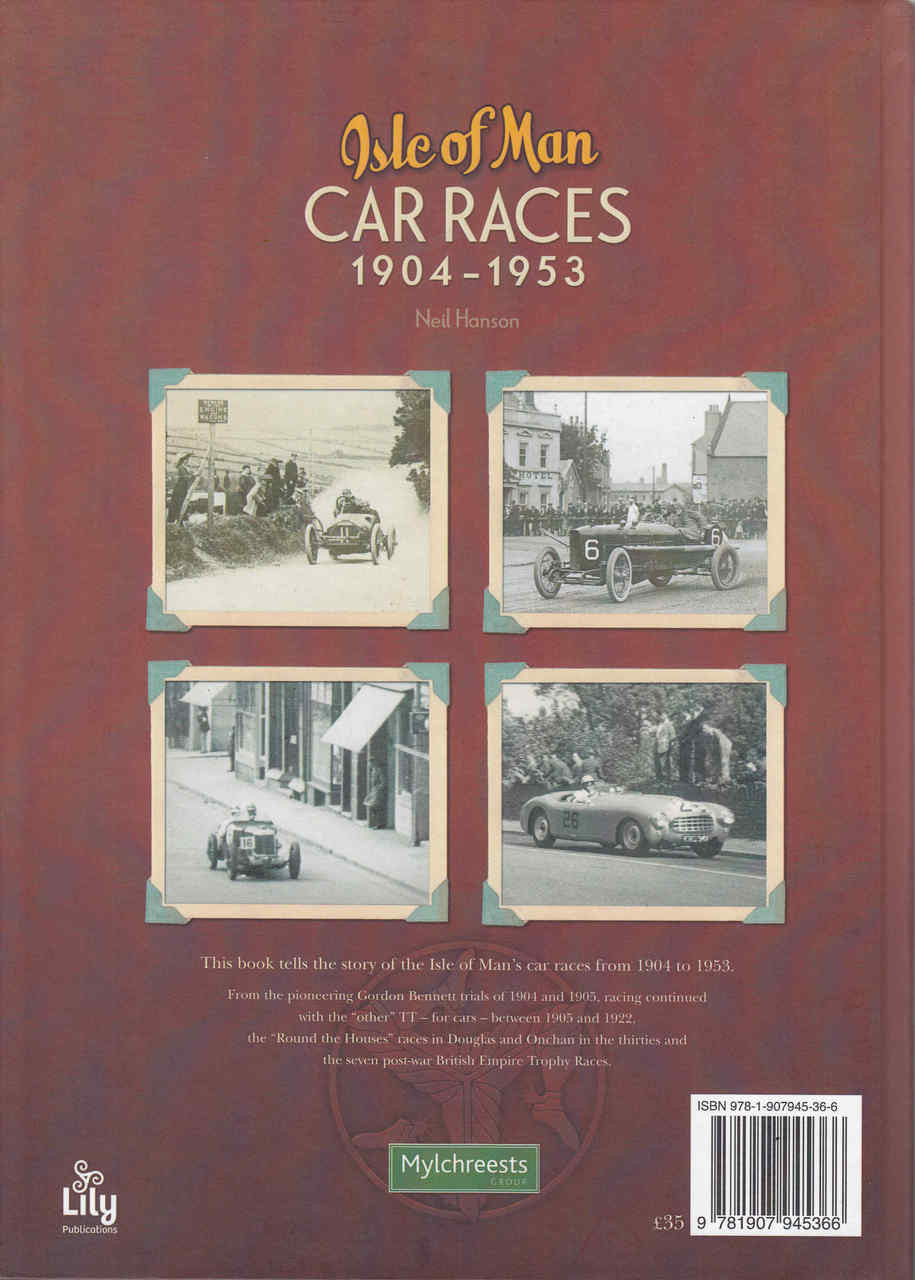 Isle of Man Car Races 1904-1953 - back