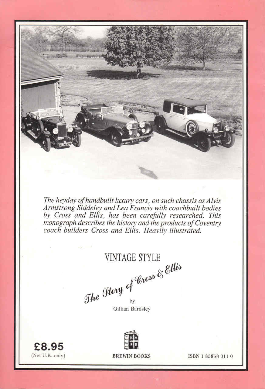 The Story of Cross & Ellis Vintage Style (978858580110) - back