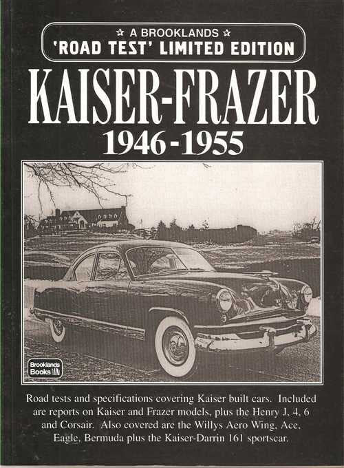 Limited edition road test book with vintage car cover photo and title typography