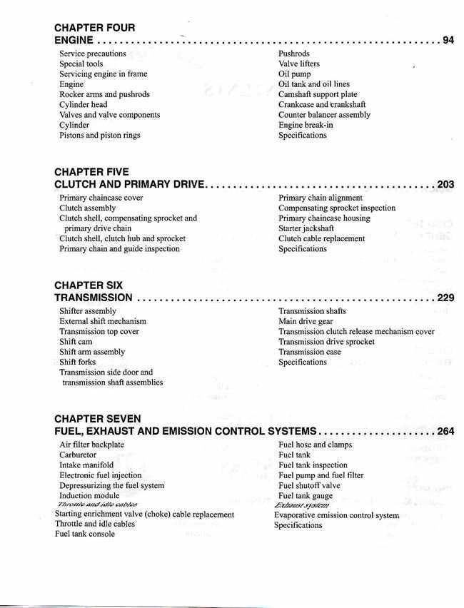 Harley-Davidson FLS/FXS TWIN CAM 88B 95B and 103B 2000 - 2005 Workshop Manual