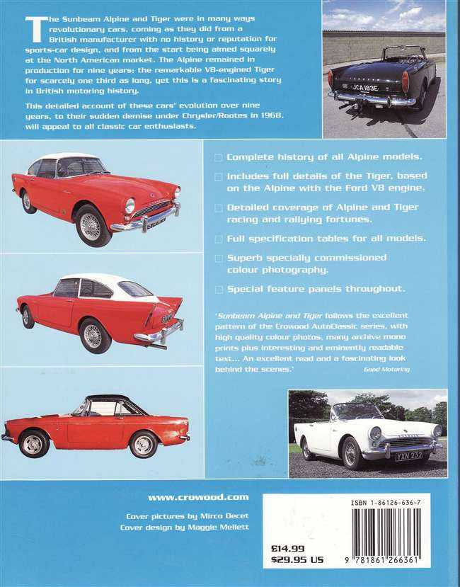 Sunbeam Alpine and Tiger: The Complete Story