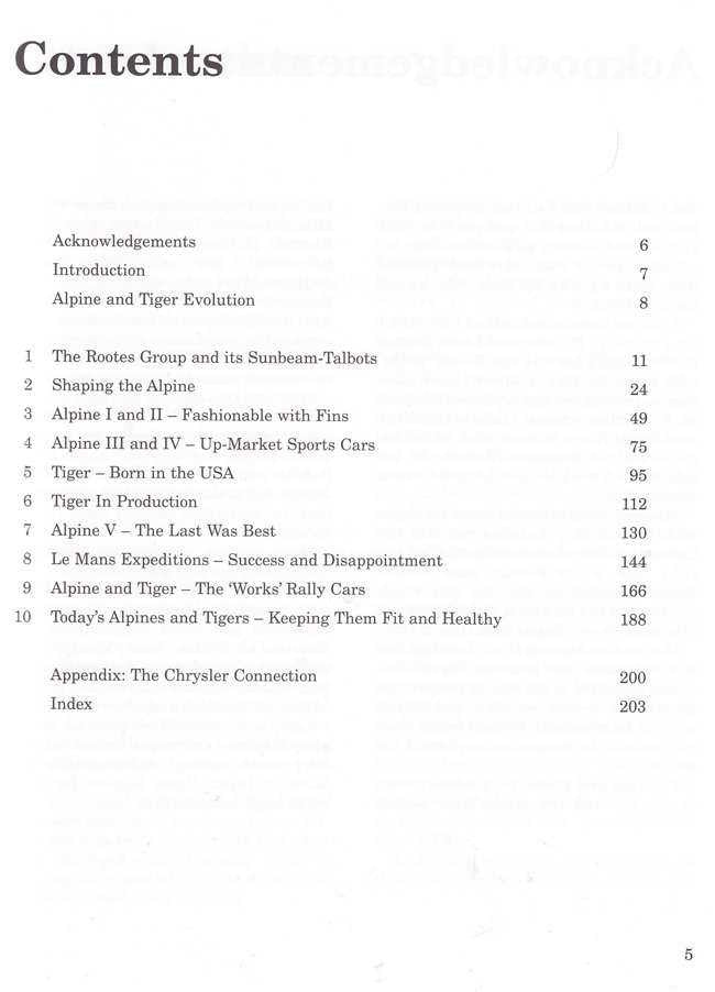 Sunbeam Alpine and Tiger: The Complete Story