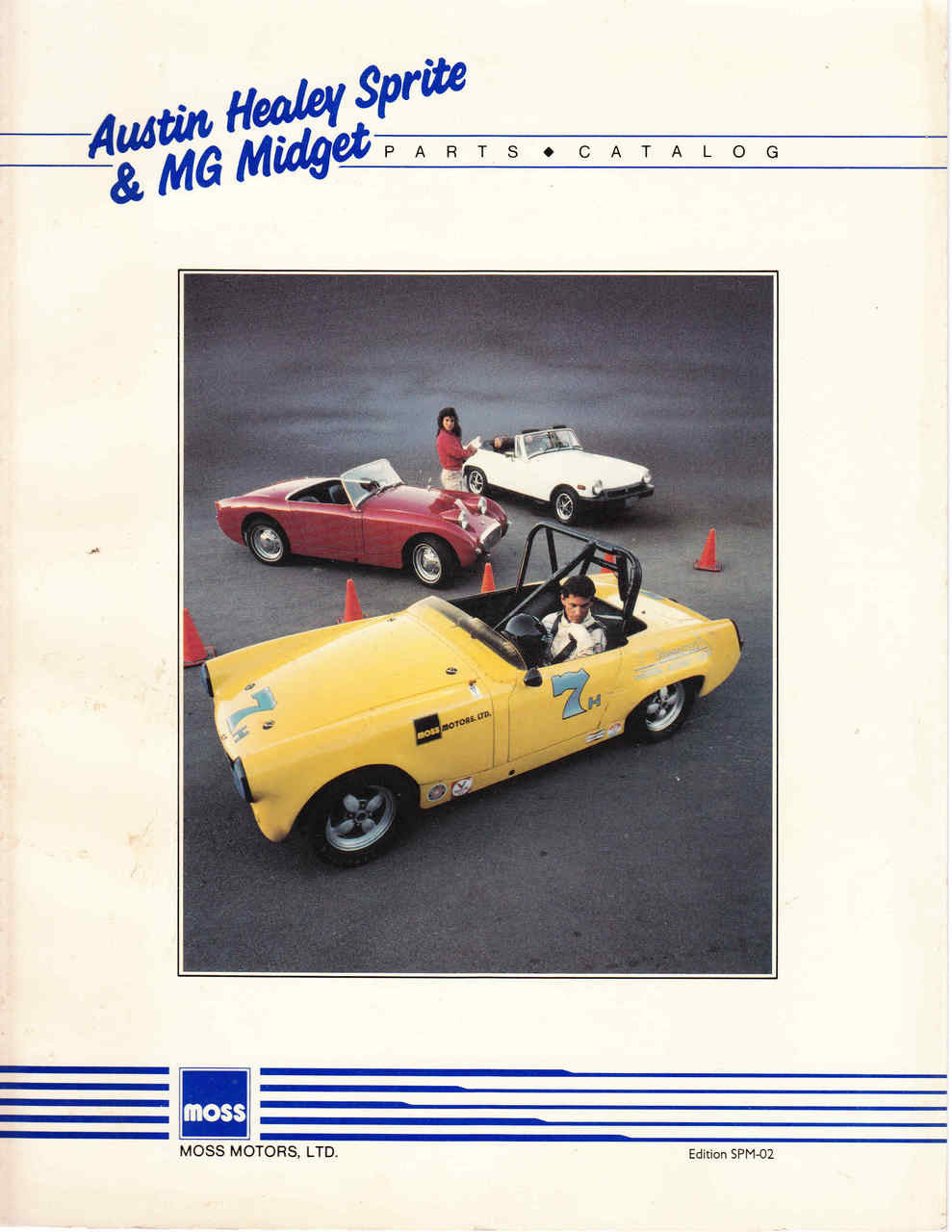 Austin Healey Sprite & MG Midget Parts Catalog (SPM02) - front