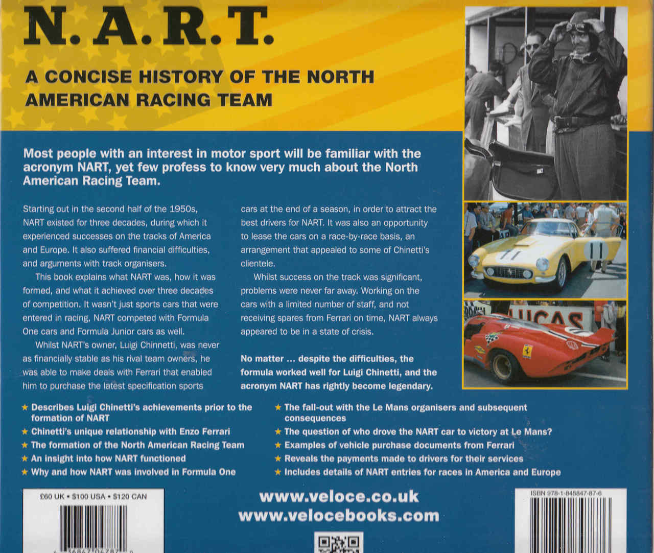 N.A.R.T. A Concise history of the North American Racing Team 1957 to 1983  - back