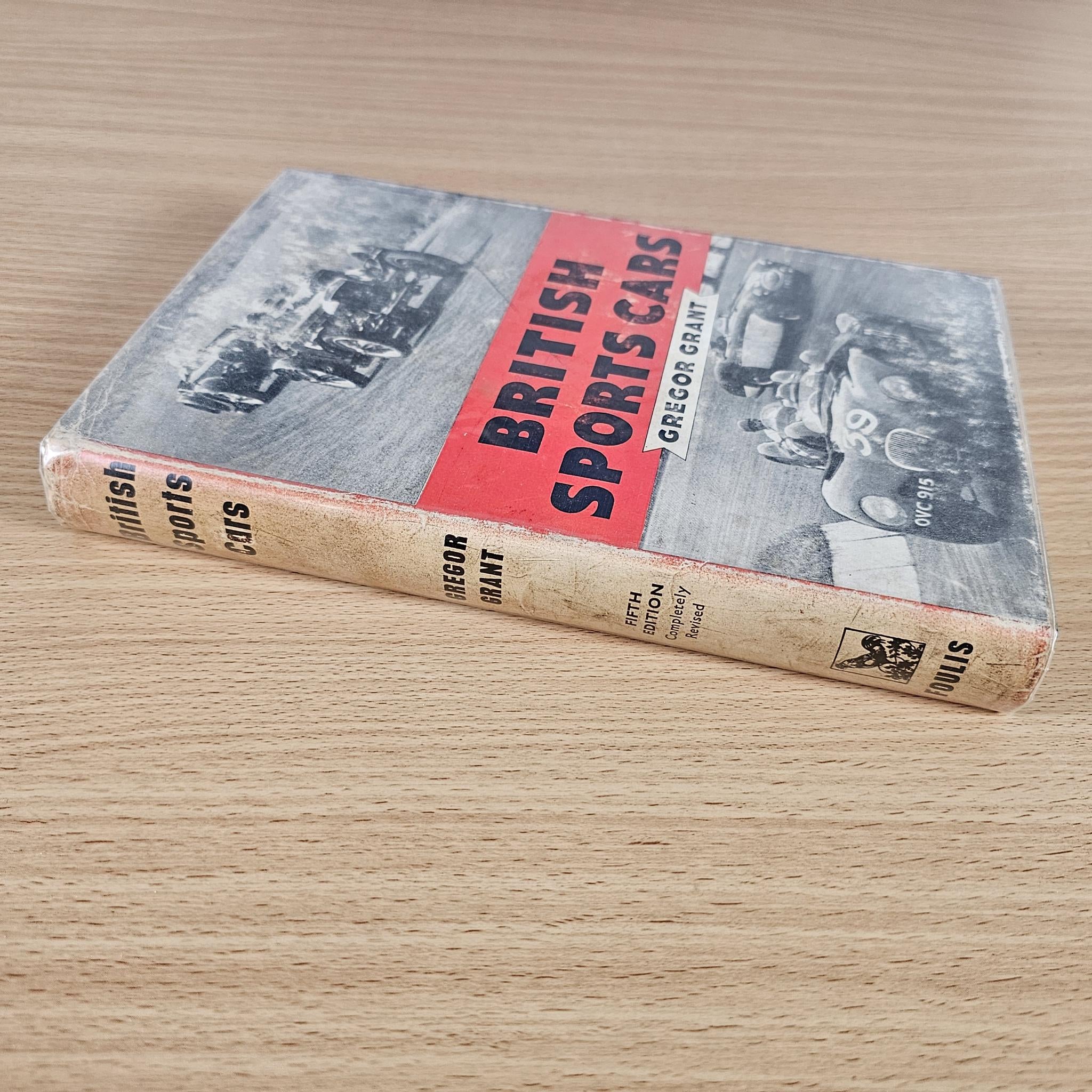 Hardcover book with British Sports Cars title on spine and cover.