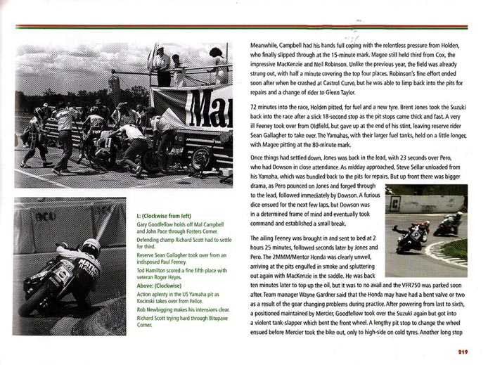 The Castrol Six Hour Production Race 1970 - 1987