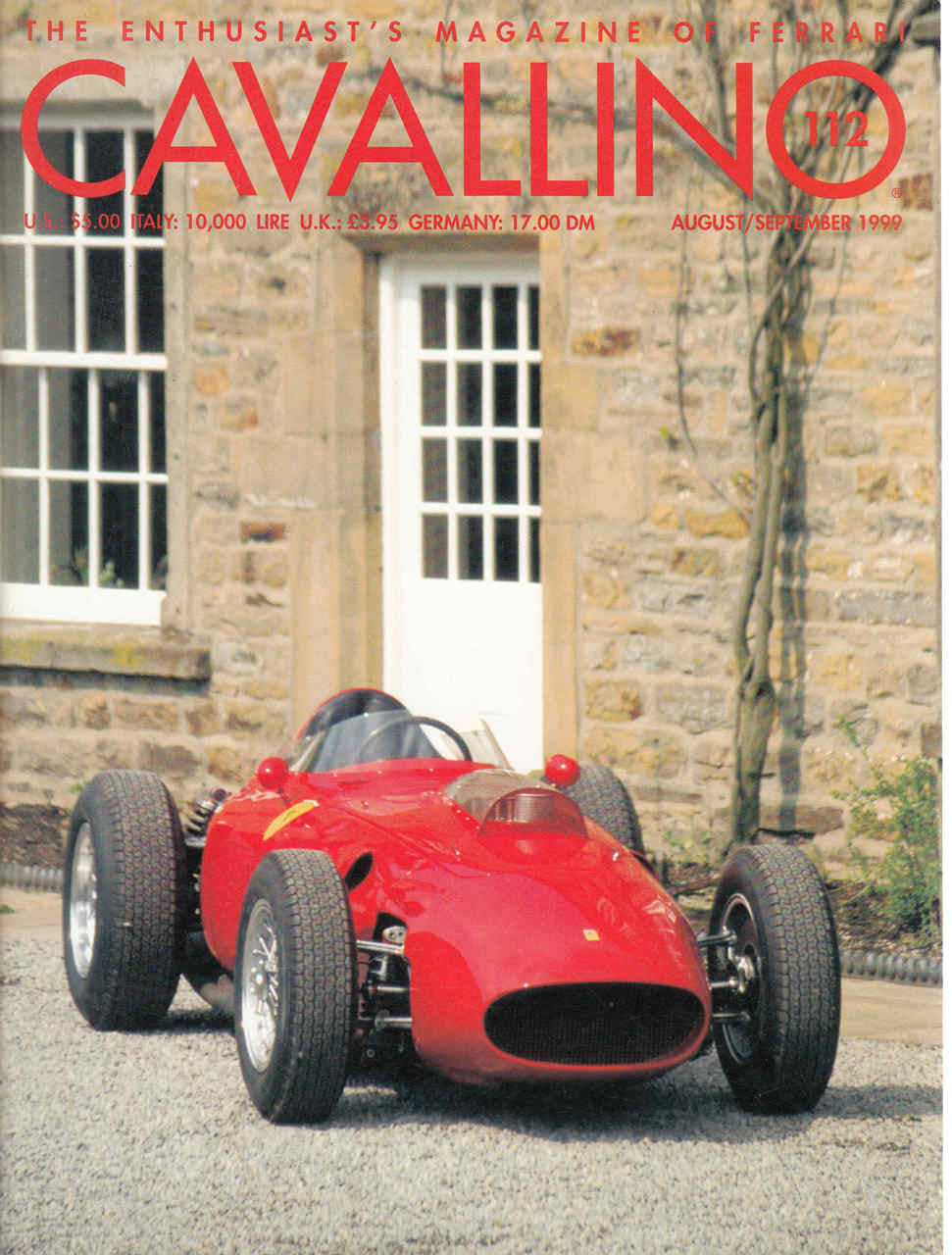 Cavallino magazine issue 112, red race car on cover