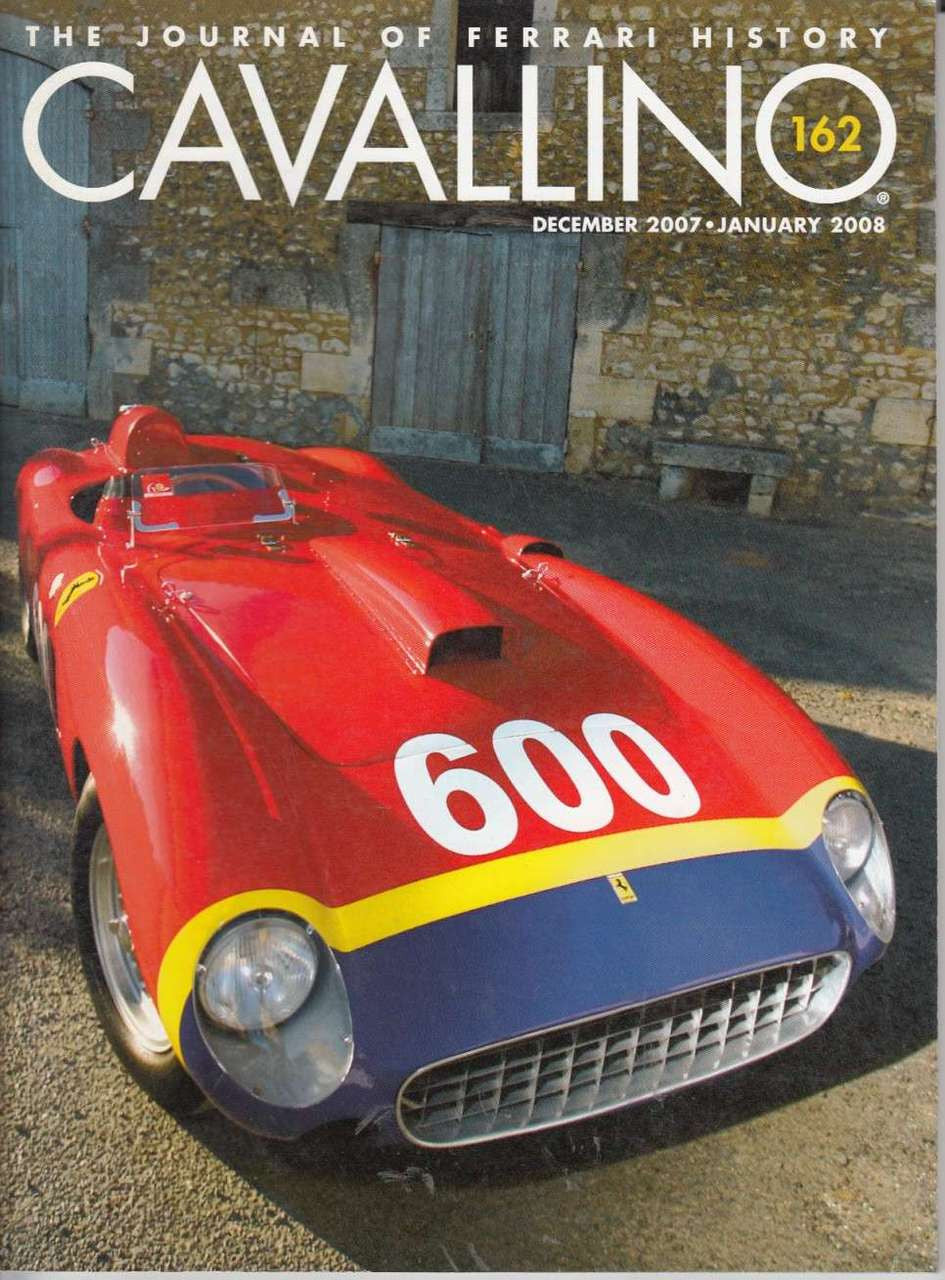 Cavallino journal issue 162 magazine cover with red 600 race car and text