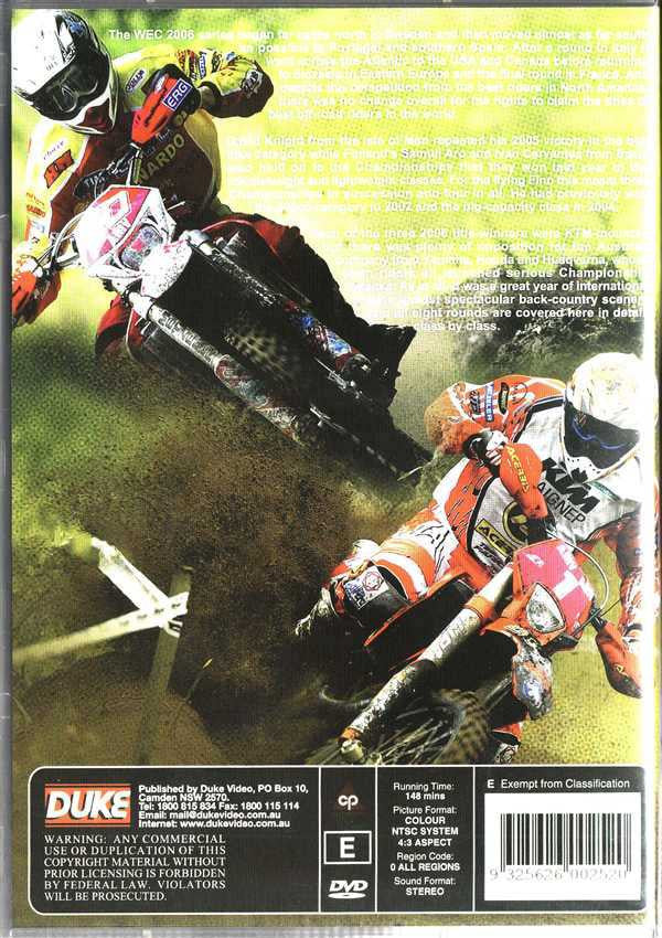 World Enduro Championship 2006 DVD