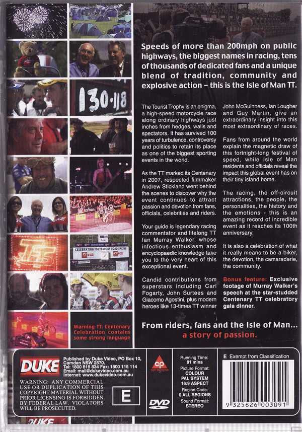 DVD case back with text blocks, barcode, and certification icons