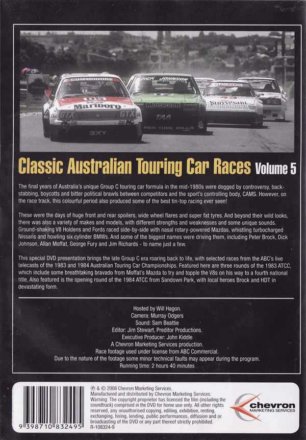 Classic Australian Touring Car Races Vol.5 DVD