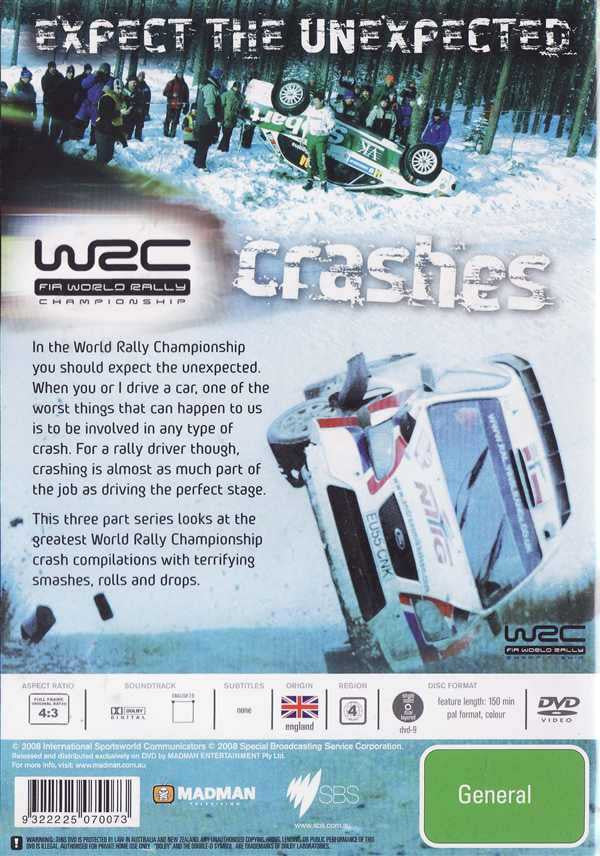 FIA World Rally Championship: Crashes DVD