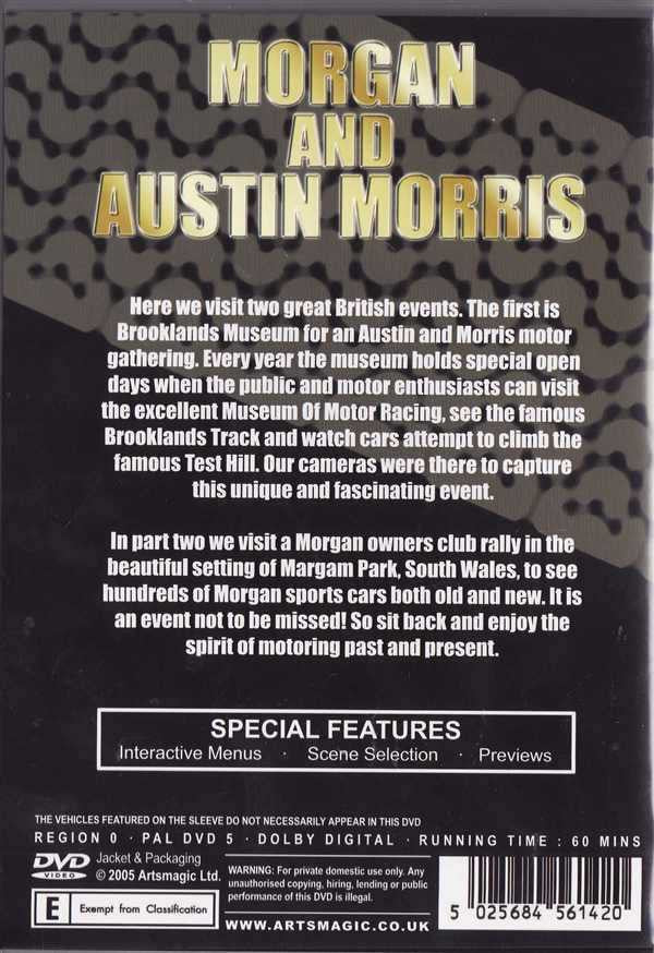 Morgan And Austin Morris DVD