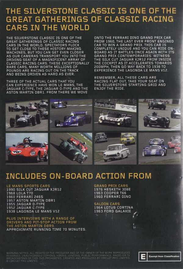 Silverstone Classic: In-Car DVD