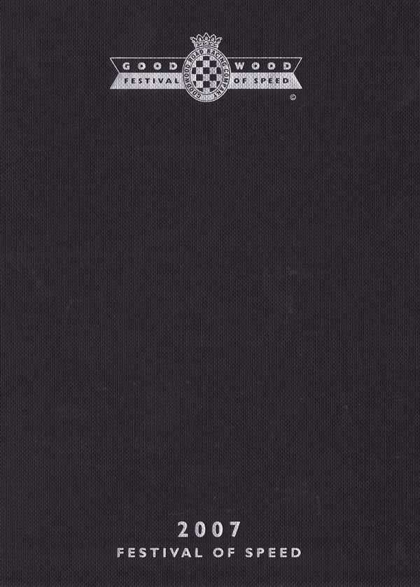 DVD cover with Goodwood Festival of Speed emblem and 2007 Festival of Speed title