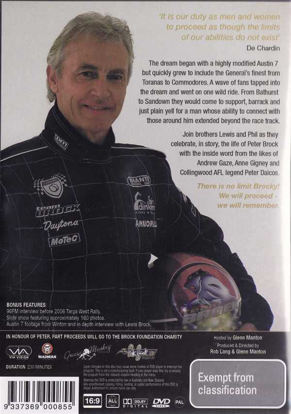DVD cover featuring a smiling man in a dark racing jacket with patches