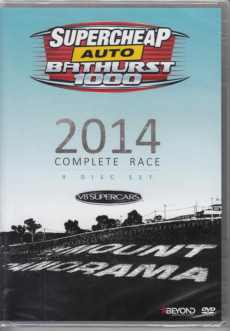 Supercheap Auto Bathurst 1000 V8 Supercars - 2014 Complete Race DVD (4 disc set)