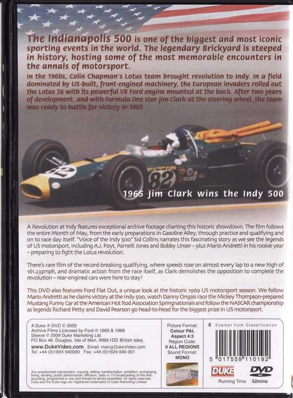 A Revolution at Indy DVD