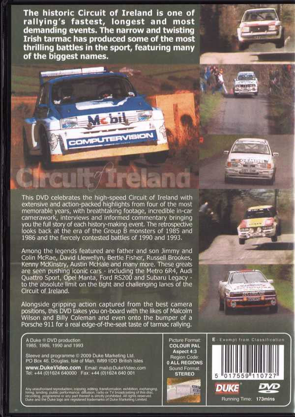 Circuit of Ireland: From Group B to the McRaes DVD