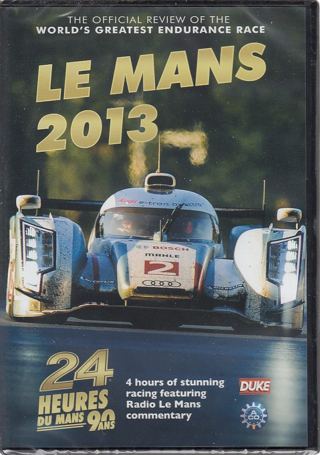 Le Mans 2013 endurance race DVD case front with blue racing car artwork