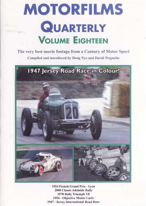 Motorfilms Quarterly Volume Eighteen DVD