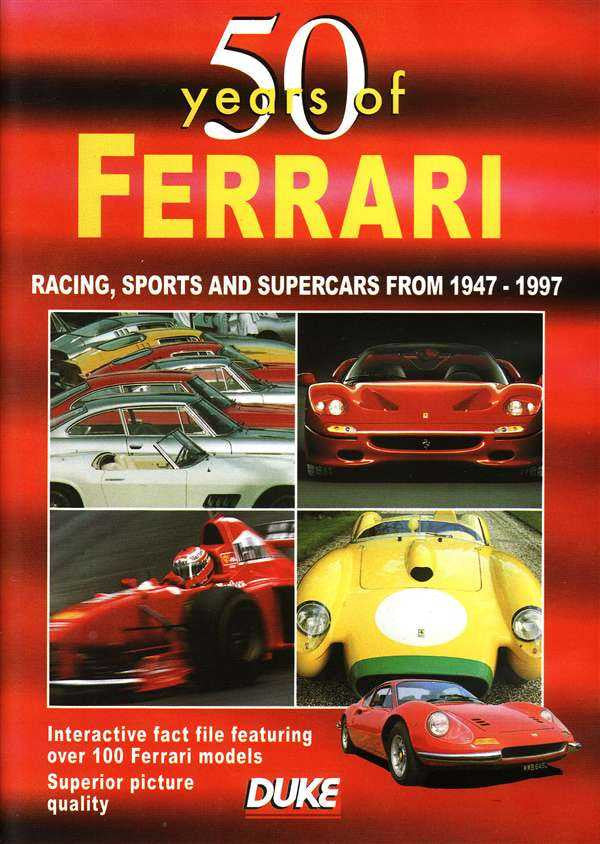 50 Years of Ferrari DVD