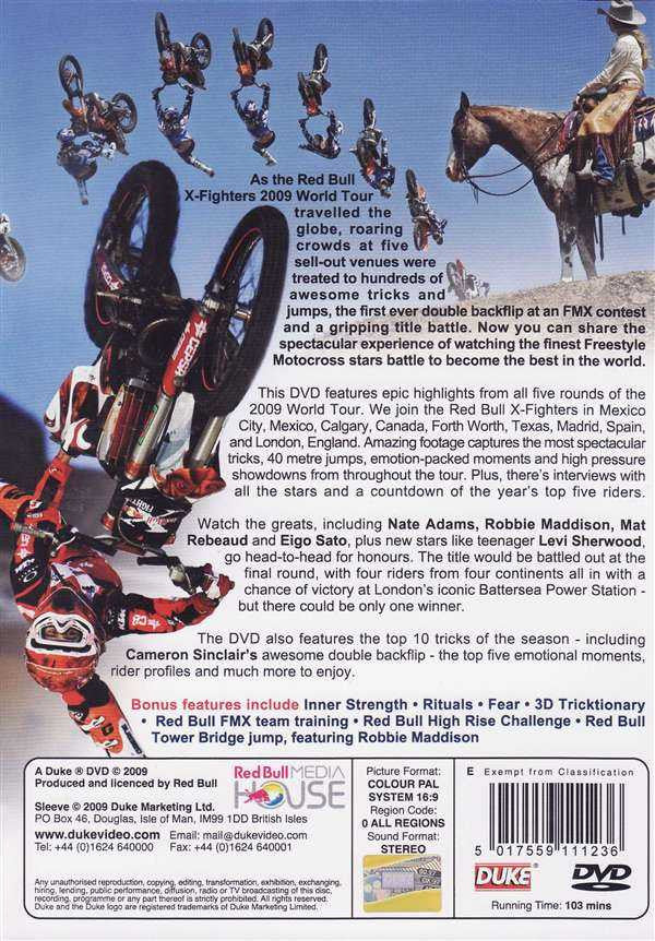 Red Bull X Fighters 2009 DVD