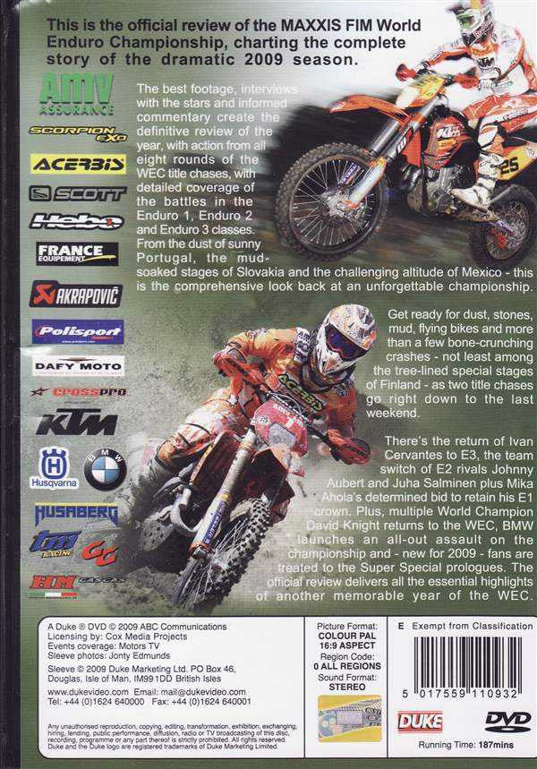 World Enduro Championship 2009 DVD