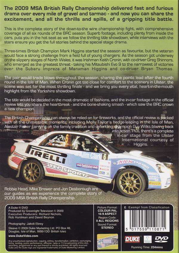 British Rally Championship 2009: The Official MSA British Rally Championship Rev