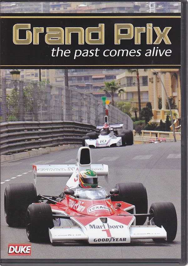 Racing documentary DVD case showing vintage open-wheel race car on front cover