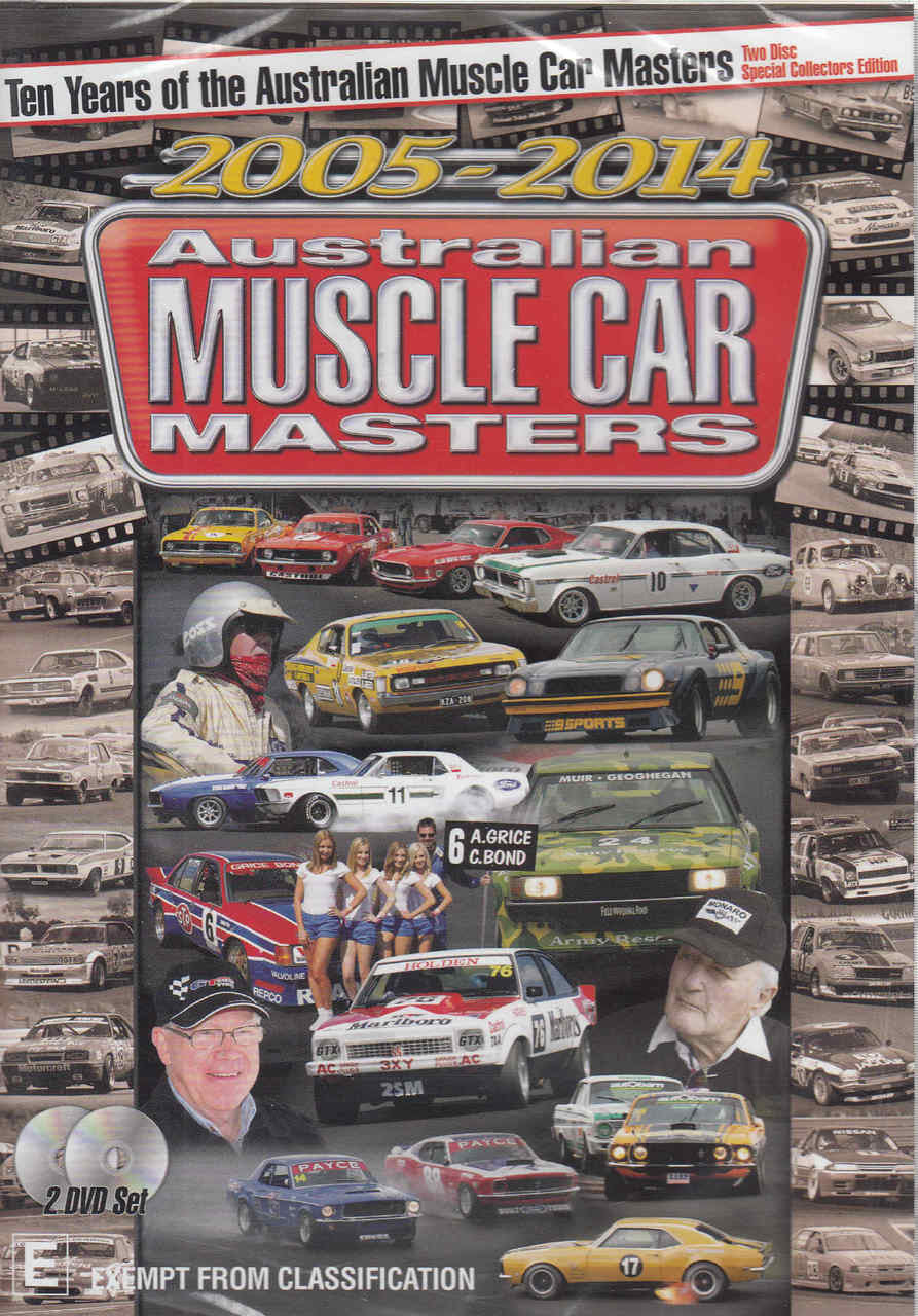 Ten Years of the Australian Muscle Car Masters 2005 - 2014 (2-Discs) DVD - front