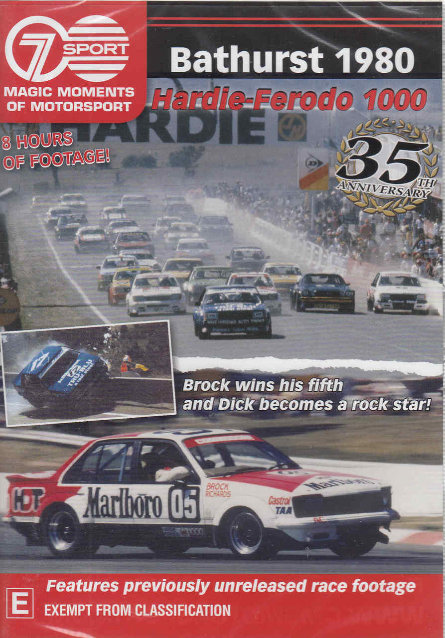 Bathurst 1980: Hardie - Ferodo 1000 DVD - front