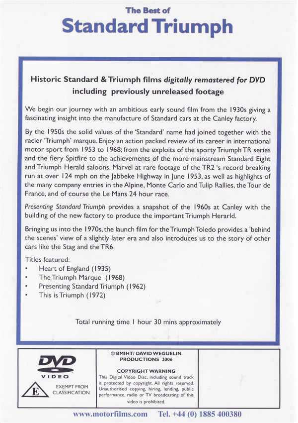 DVD back cover with synopsis and titles list, plus DVD logo and video specs.