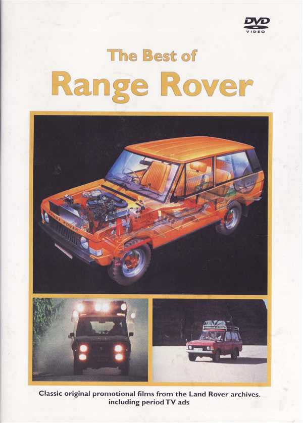 Red Rover Dvd The Best of Range Rover DVD