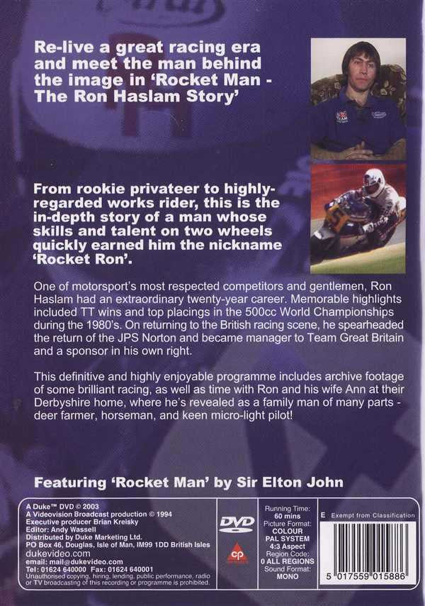 Rocket Man: The Ron Haslam Story DVD