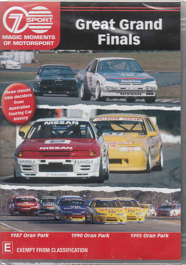 Magic Moments Of Motorsport: Great Grand Finals: 1987, 1990, 1995 Oran Park DVD
