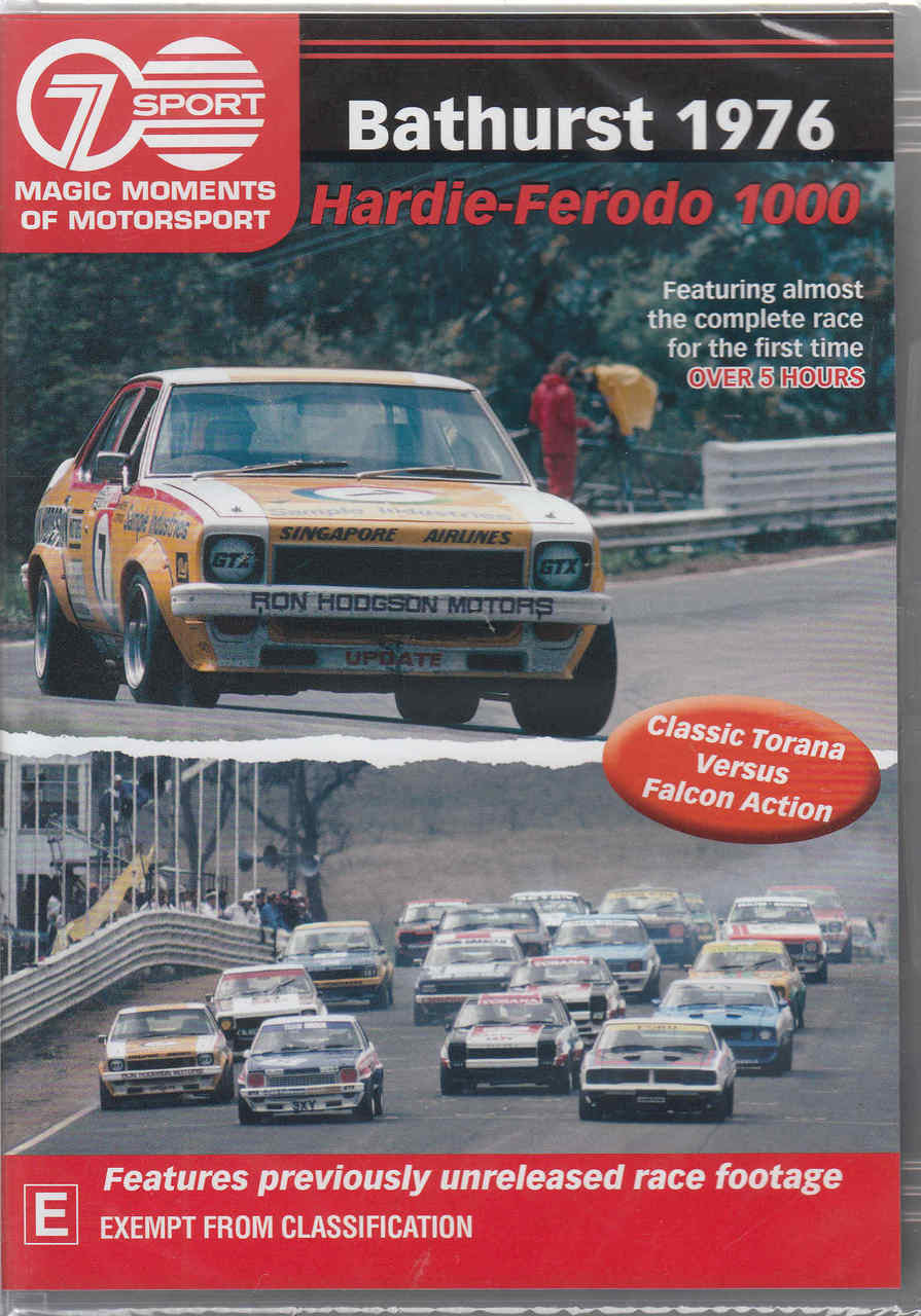 Barthurst 1976 Hardie - Ferodo 1000 DVD