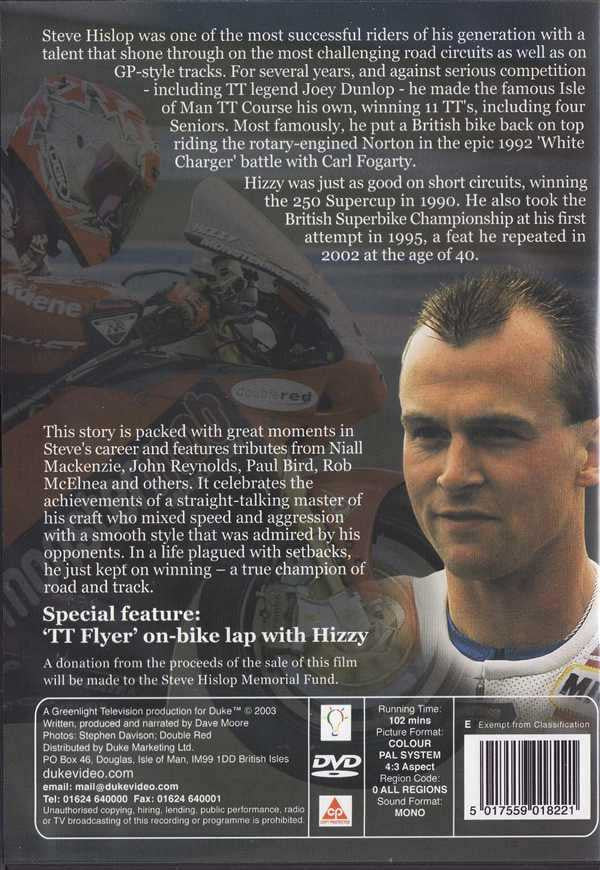 Hizzy: Champion of Road And Track DVD