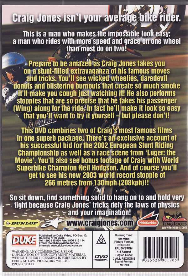 DVD back cover with promotional text, film listing, ratings and barcode