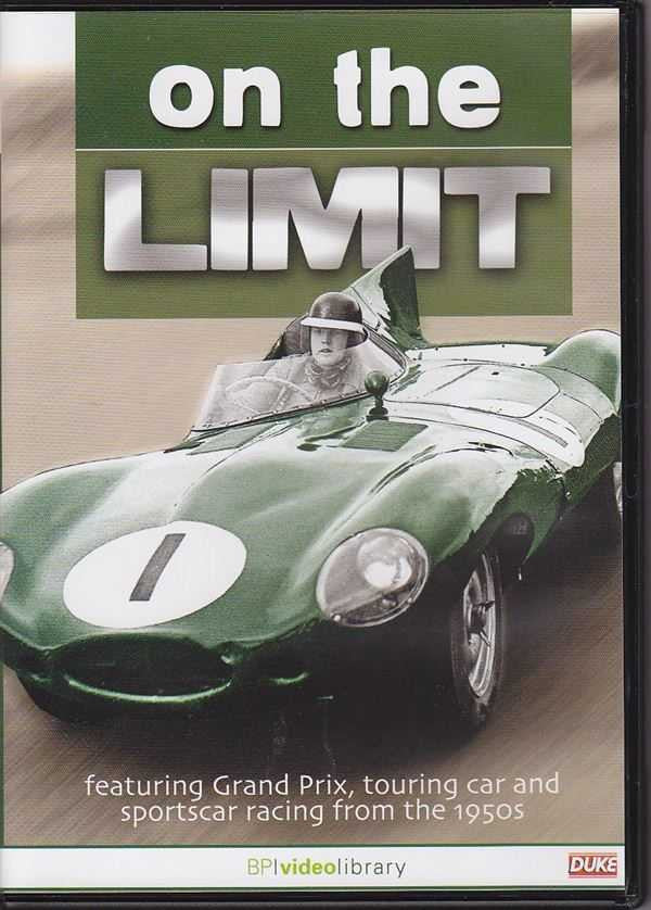 Racing DVD cover with green classic race car and white number 7